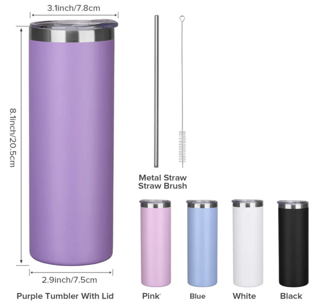20oz skinny tumbler