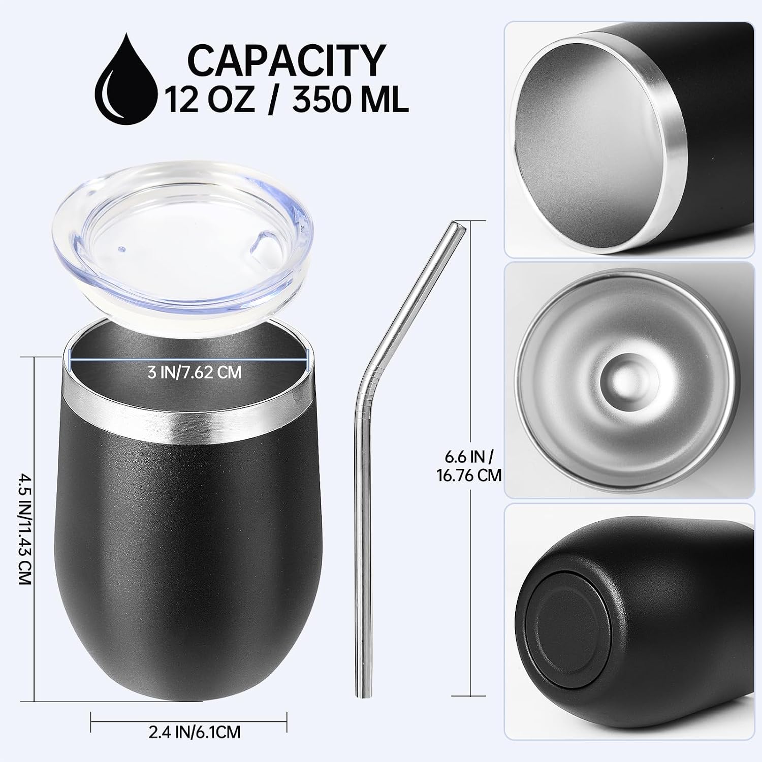 12oz Wine Tumbler - Image 3